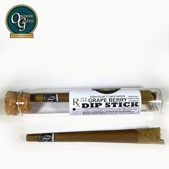 Organic Goods - Organic Goods TF Dip Stick w/ Badder & Kief Grape Berry 1.2 G - 1