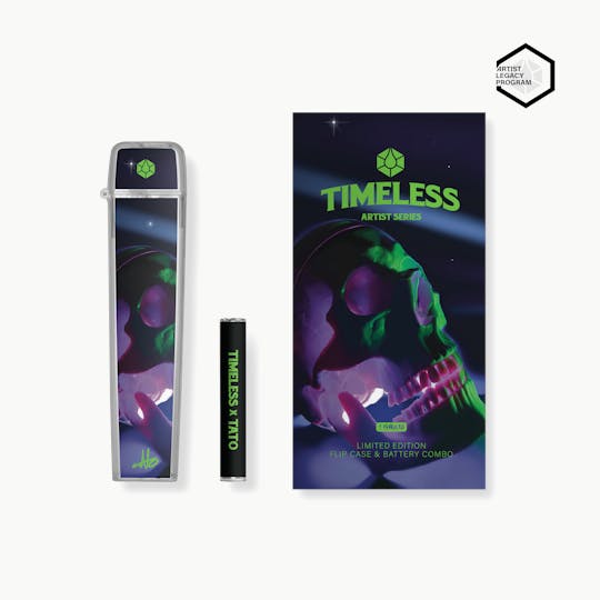 Timeless Vapes - Limited Edition Tato Caraveo Flip Case & Battery Combo 1000mg - 1