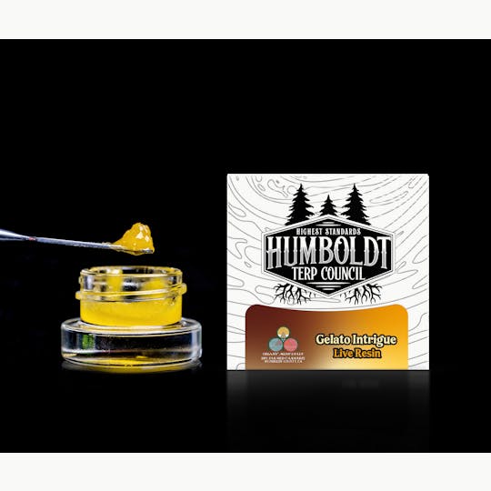 Humboldt Terp Council - Humboldt Terp Council | Live Resin Gelato Intrigue 1g - 1