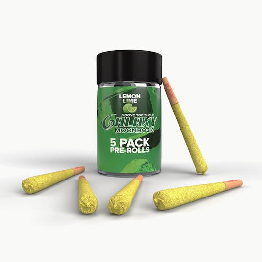 Galaxy - Lemon Lime Moonrock Preroll 5 Pack - 1
