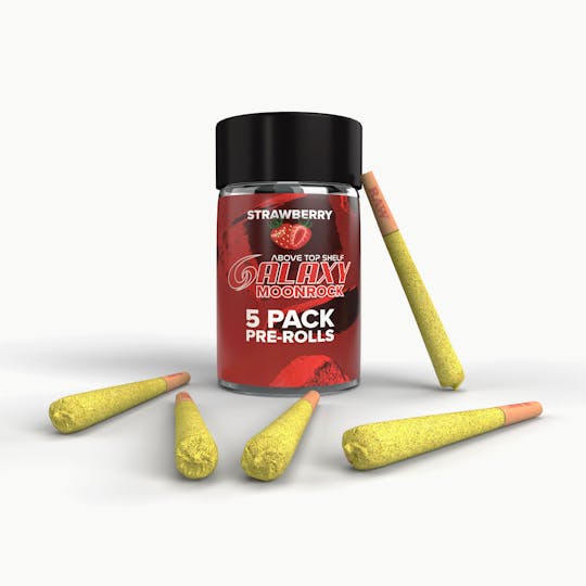 Galaxy - Strawberry Moonrock Preroll 5 Pack - 1