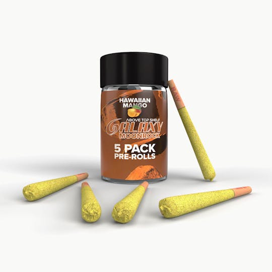 Galaxy - Hawaiian Mango Moonrock Preroll 5 Pack - 1