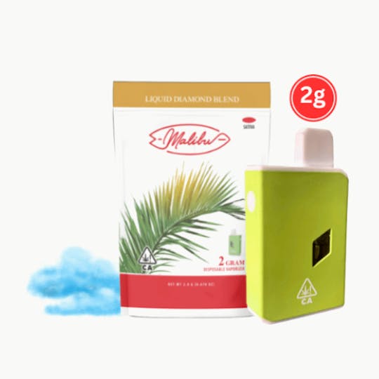 Malibu Premium Cannabis - 2G Disposable | Blue Dream | Liquid Diamond Blend - 1