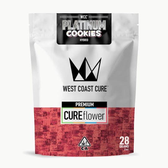West Coast Cure - Platinum Cookies - 28G Premium Flower - 1
