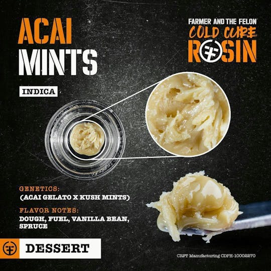 Farmer and the Felon - Farmer and the Felon | Acai Mints - Cold Cure Rosin 1G - 1