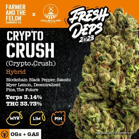 Farmer and the Felon - Farmer and the Felon | Flower Crypto Crush 1/8oz - 1