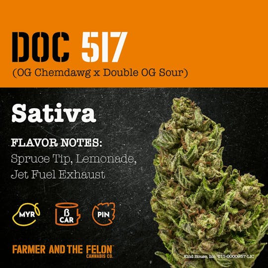 Farmer and the Felon - Farmer and the Felon | Flower DOC 517 1/2oz - 1