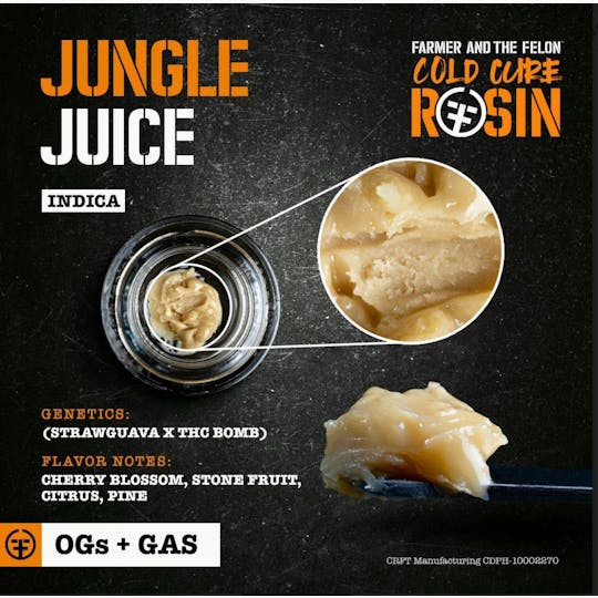 Farmer and the Felon - Farmer and the Felon | Jungle Juice - Cold Cure Rosin 1G - 1