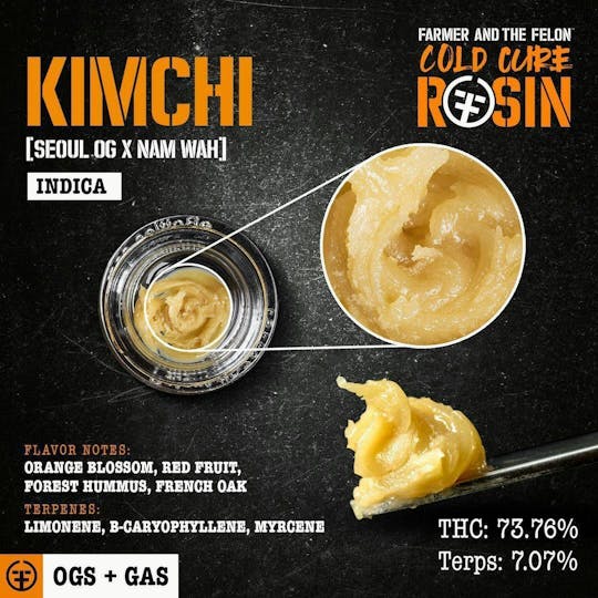 Farmer and the Felon - Farmer and the Felon | Kimchi - Cold Cure Rosin 1G - 1