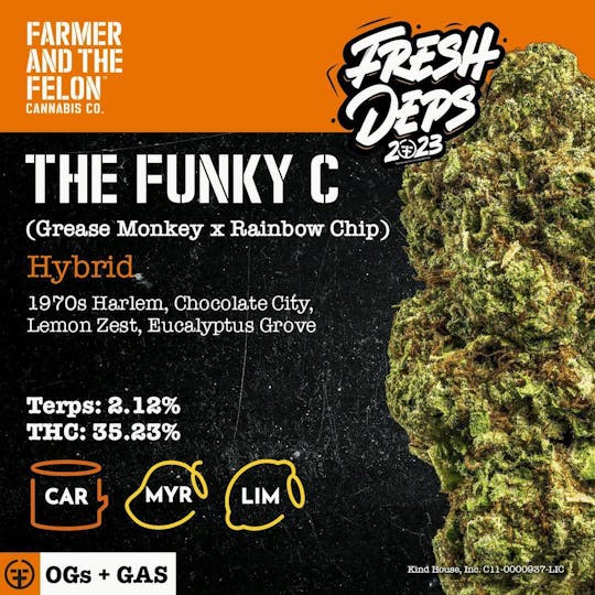 Farmer and the Felon - Farmer and the Felon | Flower The Funky C 1/2oz - 1