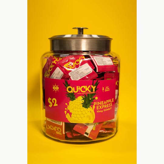 Quicky Edibles - Quicky 10mg Single Gummies (250ct) - Watermelon (Indica) - 1