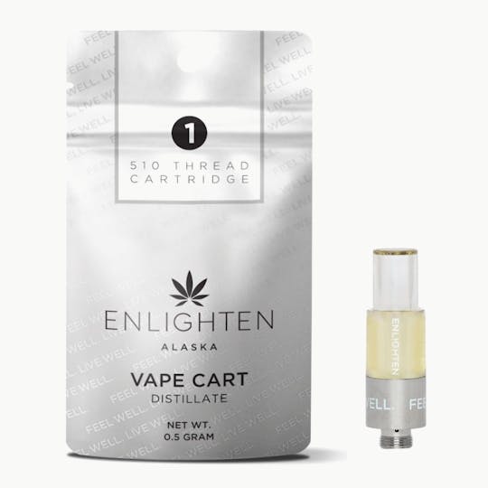 Enlighten - Blue Razz Distillate Cartridge - .5g - 1