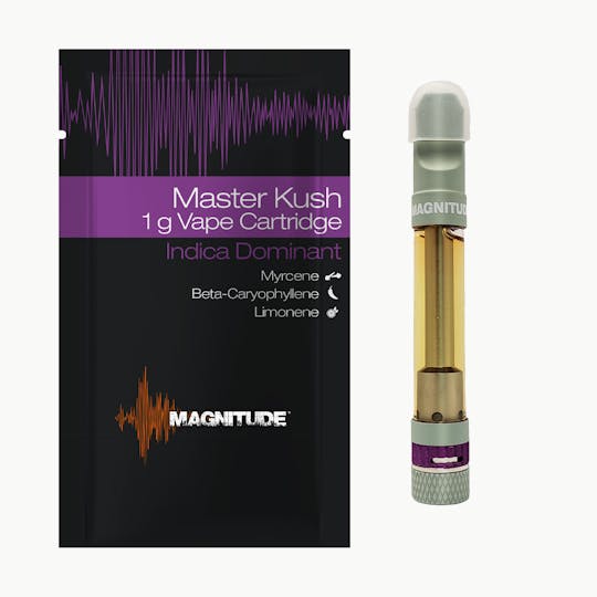 Magnitude - Master Kush Live Terp 1g Cartridge - 1