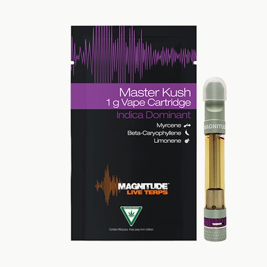 Magnitude - Master Kush Live Terp 1g Cartridge - 1