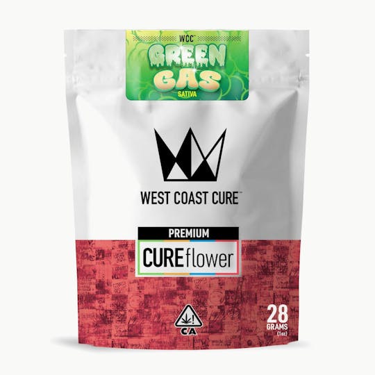 West Coast Cure - Green Gas - 28G Premium Flower - 1