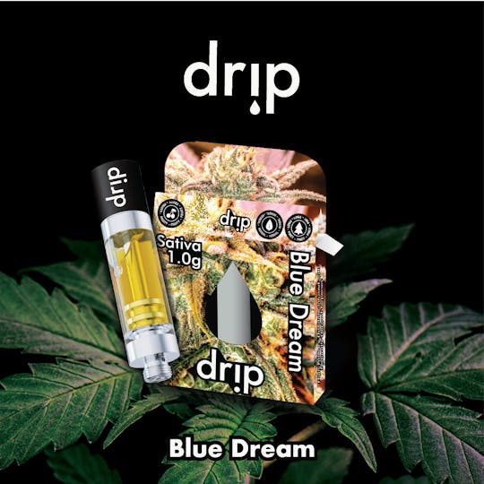 Drip Vapes - Drip 1g Cartridge (MED) - Blue Dream (Sativa) - 1