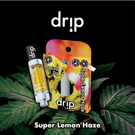Drip Vapes - Drip 1g Cartridge (MED) - Super Lemon Haze (Sativa) - 1