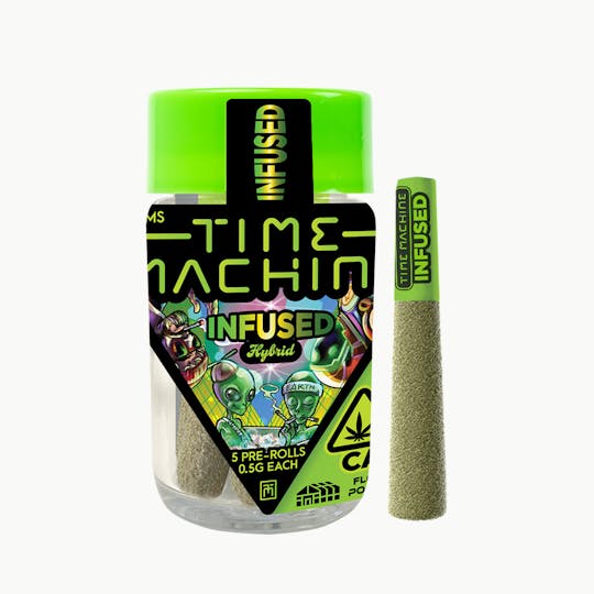 Time Machine - Orange Creamsicle Hybrid Infused Pre-Roll .5g 5-Pack (2.5g) - 1