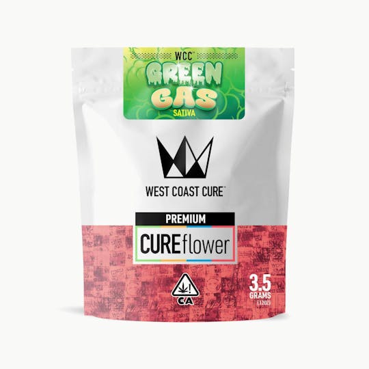 West Coast Cure - Green Gas - 3.5G Premium Flower - 1