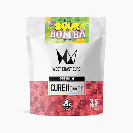 West Coast Cure - Sour Bomba - 3.5 Premium Flower - 1