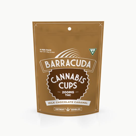 Detroit Edibles - Barracuda Cups - Milk Chocolate Caramel - 200mg THC - 1
