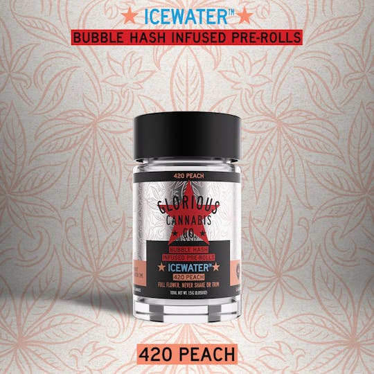 Glorious Cannabis Company - 420 Peach Multi Pack | Bubble Hash Infused | Glorious Cannabis Co. - 1