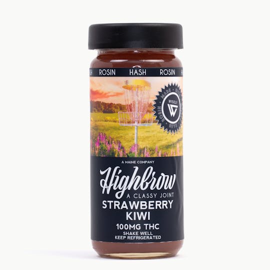 Highbrow - Highbrow Hash Rosin Strawberry Kiwi Drink 100mg - Medical - 1