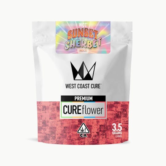 West Coast Cure - Sunset Sherbet - 3.5G Premium Flower - 1