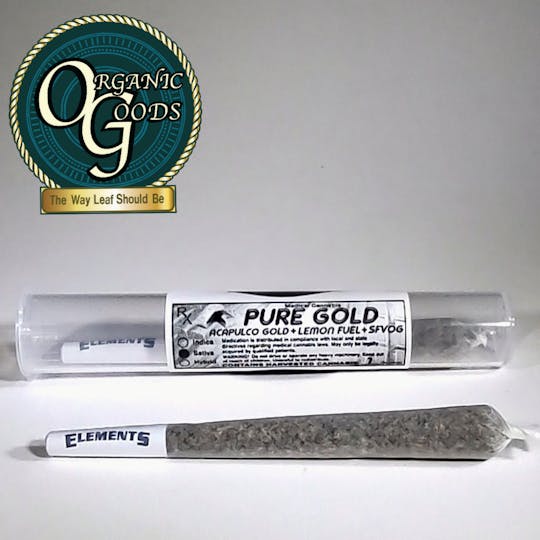 Organic Goods - Organic Goods Pre-Roll Pure Gold 1 G - 1