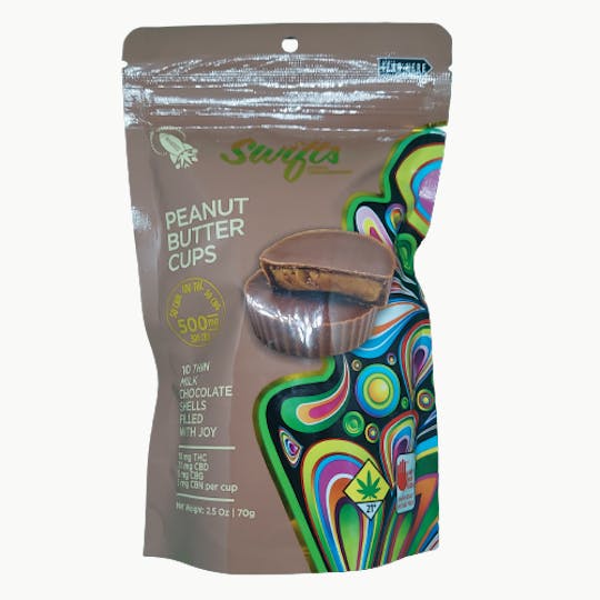 Swifts Edibles - Swifts Peanut Butter Cup Milk Chocolate Max 500mg - 1