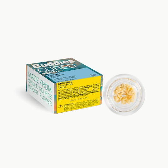 Buddies Brand - Cured Resin Crumble | 1g Dab | Gelonade (S) - 1