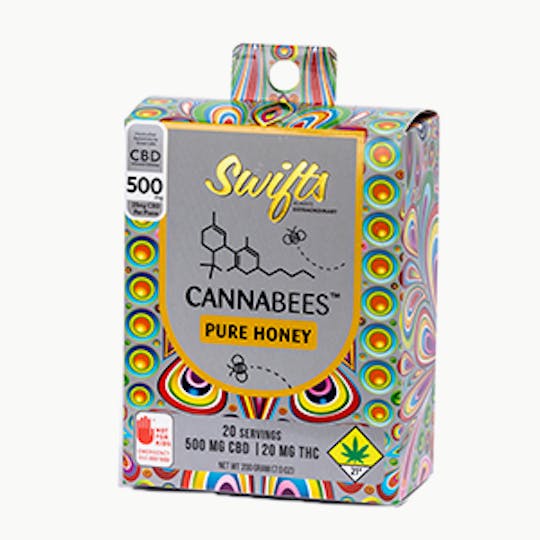Swifts Edibles - Swifts Cannabees Honey 5:1 CBD 120mg - 1