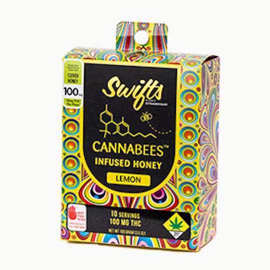 Swifts Edibles - Swifts Cannabees Honey Lemon 100mg THC - 1