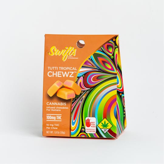Swifts Edibles - Swifts Chewz Tropical Fruit 100mg - 1