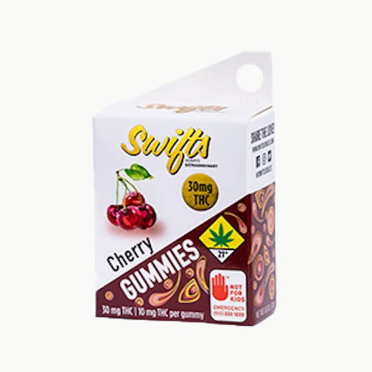 Swifts Edibles - Swifts Gummies Cherry- 30mg - 1