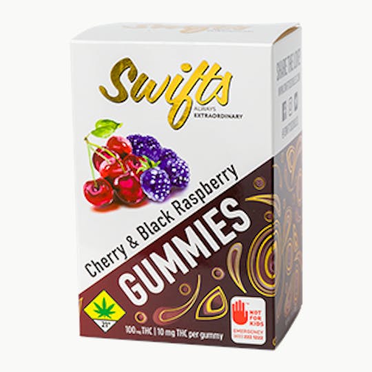 Swifts Edibles - Swifts Gummies Cherry and Black Raspberry - 1