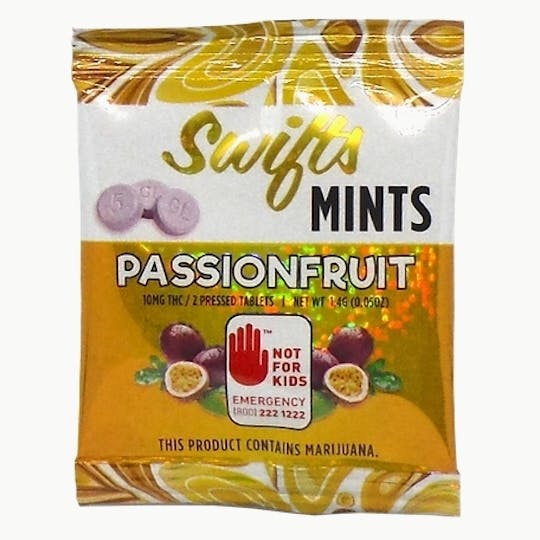 Swifts Edibles - Swifts Mints Passion Fruit 10mg - 1