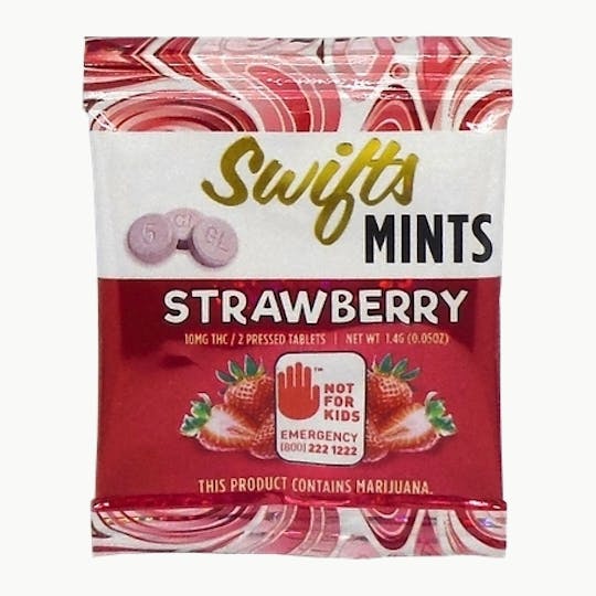 Swifts Edibles - Swifts Mints Strawberry 10mg - 1