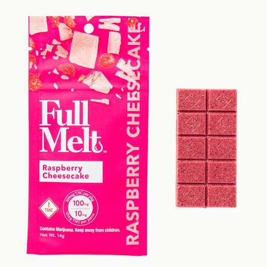 Full Melt - FULL MELT RASPBERRY CHEESECAKE BAR THC 100MG - 1