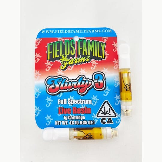 Fields Family Farmz - Slurty 3 1g Live Resin Cartridge - 1