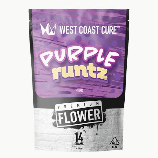 West Coast Cure - Purple Runtz - 14G Premium Flower - 1