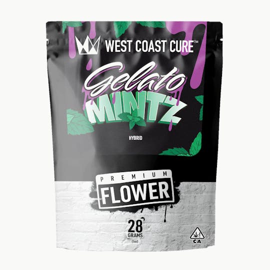 West Coast Cure - Gelato Mintz - 28G Premium Flower - 1