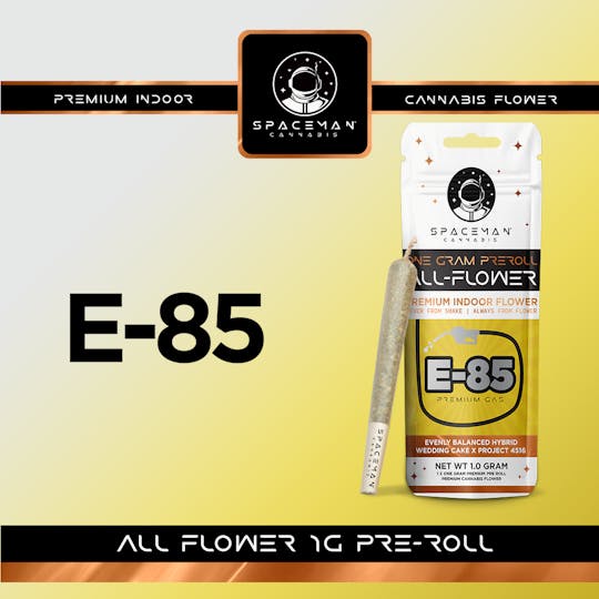 Spaceman Cannabis - Spaceman - 1g All Flower Pre-Roll - E-85 - 1