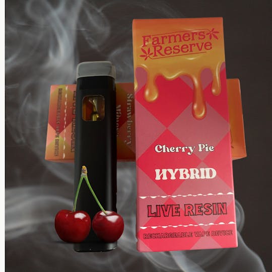 Farmers Reserve - Cherry Pie 1gram live resin disposable strain specific oil. - 1