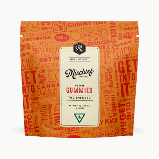 Mischief - Mischief | Peach | Gummies | 200mg 10pk - 1