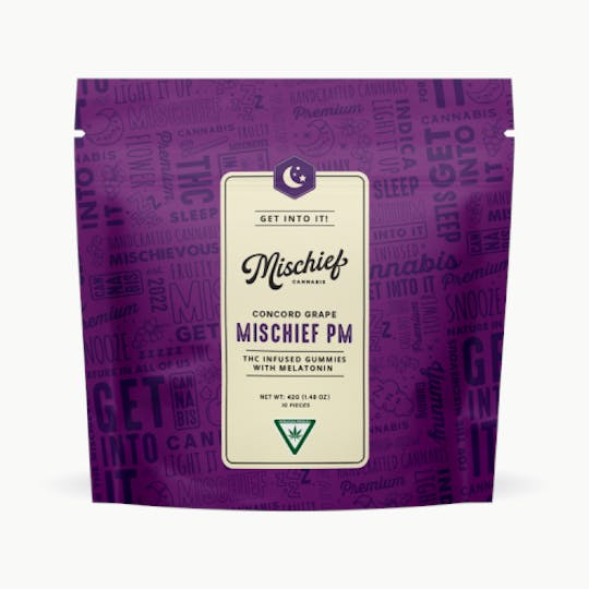 Mischief - Mischief | Concord Grape PM | Gummies | 200mg 10pk - 1
