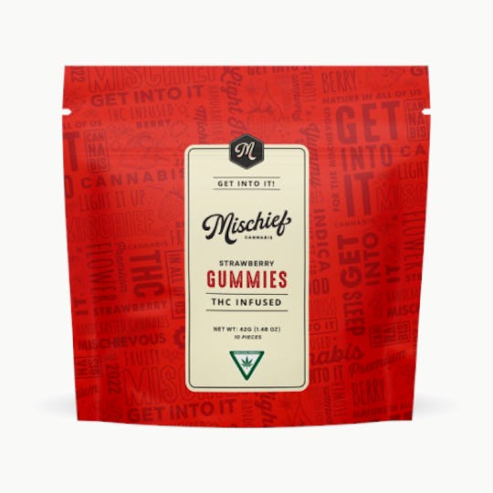 Mischief - Mischief | Strawberry | Gummies | 200mg 10pk - 1