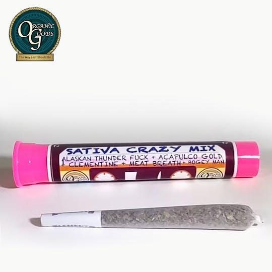 Organic Goods - Organic Goods Pre-Roll Sativa Crazy Mix 1.4 G - 1