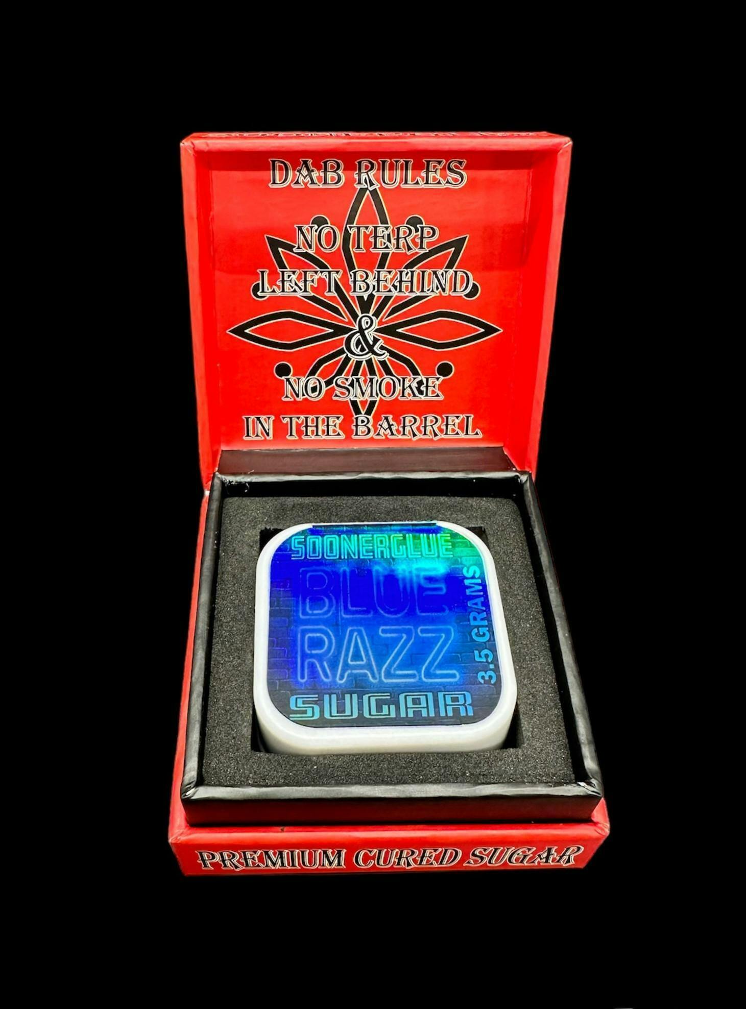 Sooner Glue - 3.5g Blue Razz Premium Sugar - 1