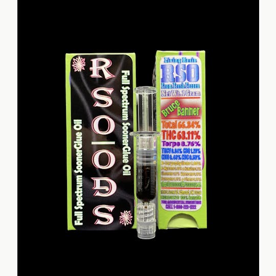 Sooner Glue - Bruce Banner RSO Oil - 1
